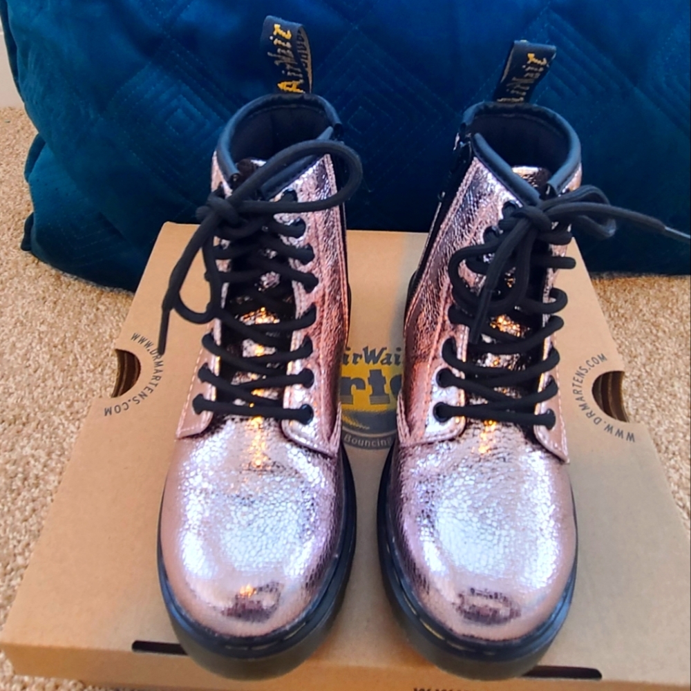 COPY - Toddler Size 11 Rose Gold Dr. Martens